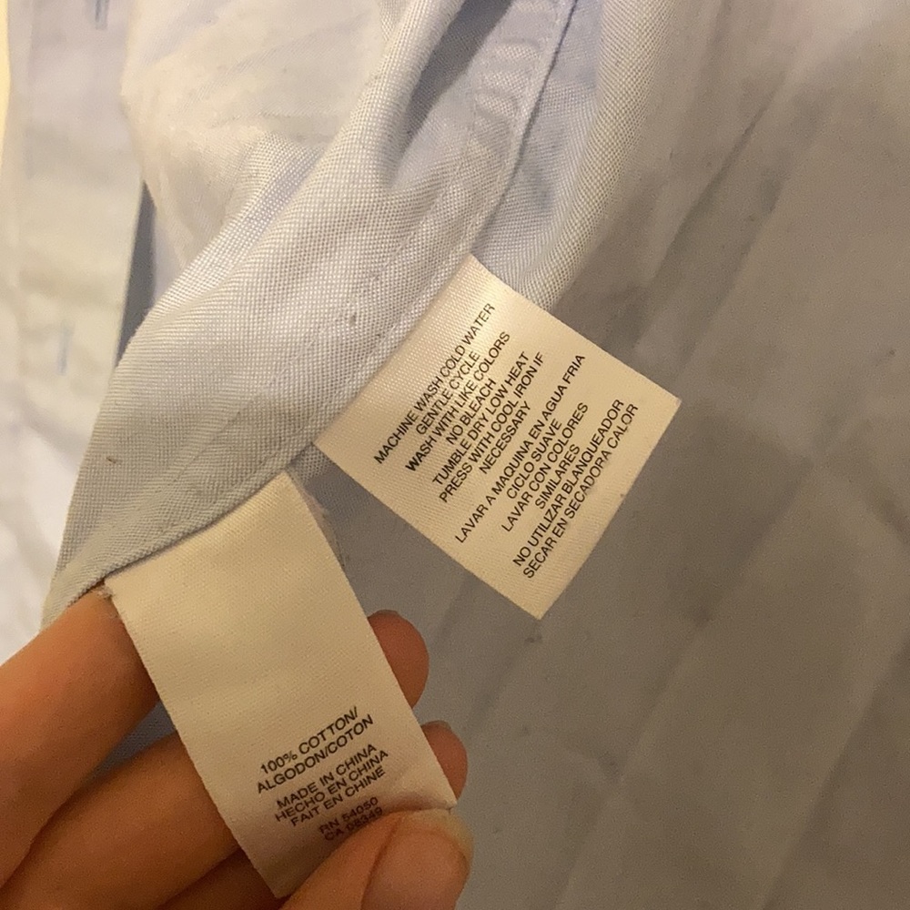 Light Blue button down - Picture 4 of 4